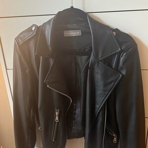 Bagatelle Women's Sleek Black Leather Jacket